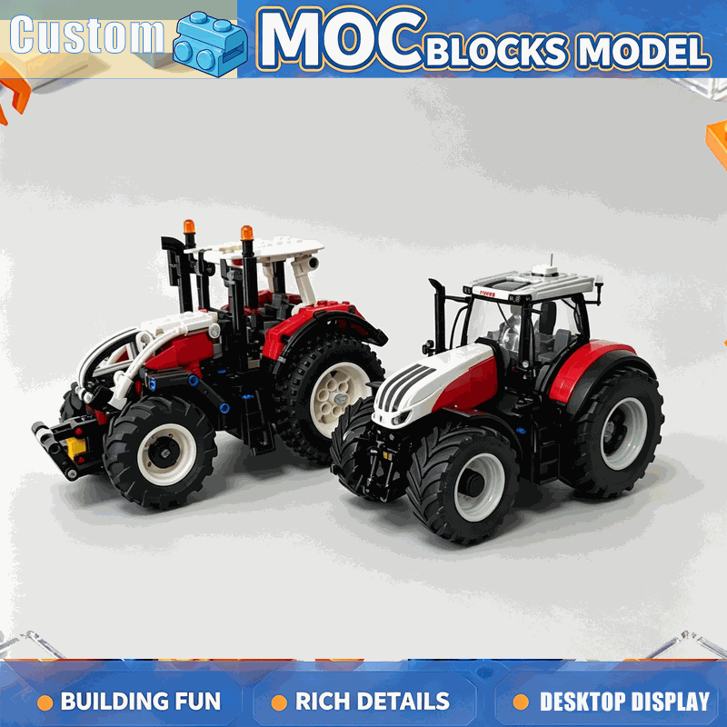 569 ชิ้น บล็อกประกอบรถแทรกเตอร - Agriculture Farming Education บทวิจารณ์และราคา