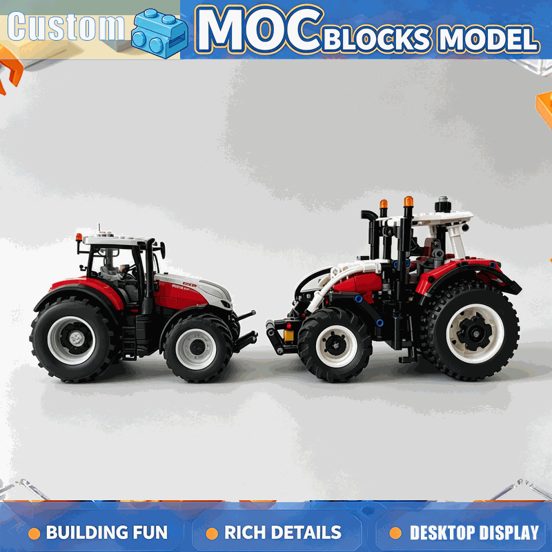 569 ชิ้น บล็อกประกอบรถแทรกเตอร - Agriculture Farming Education บทวิจารณ์และราคา