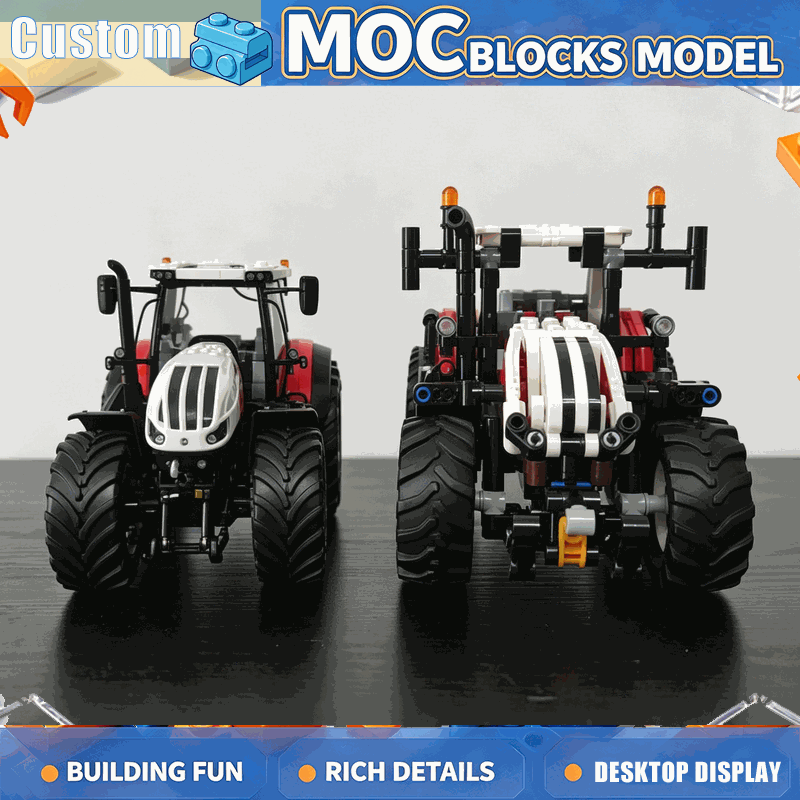 569 ชิ้น บล็อกประกอบรถแทรกเตอร - Agriculture Farming Education บทวิจารณ์และราคา